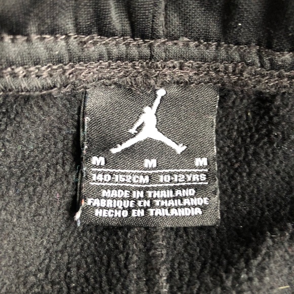 Jordan Black training pants size youth medium - Picture 6 of 7